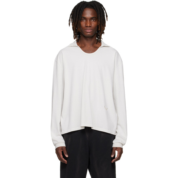  Alexander Digenova Off-white Pete Long Sleeve Polo 