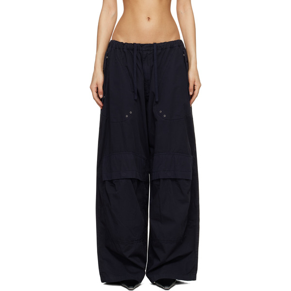  Alexander Wang Black Articulated Mid-rise Cargo Pants 