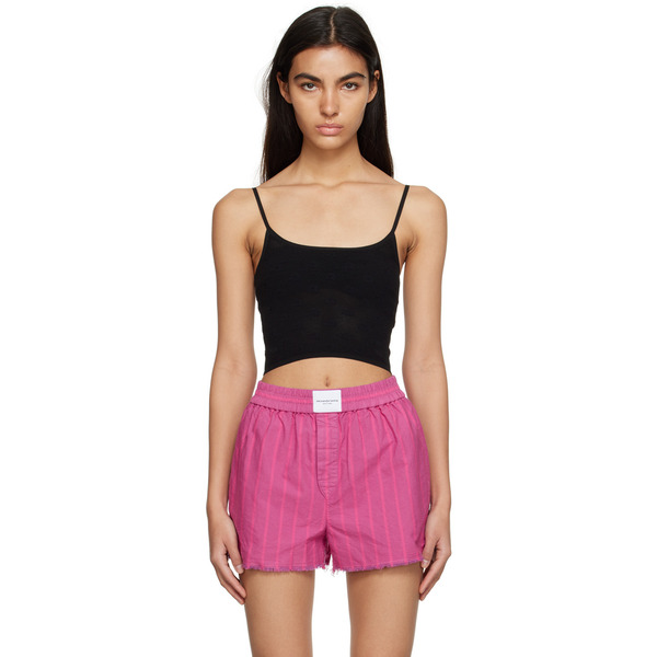  Alexanderwang.t Black Cropped Camisole 