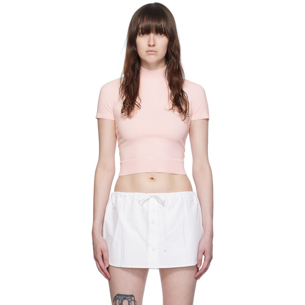  Alexanderwang.t Pink Mockneck T-shirt 