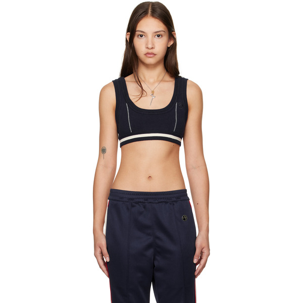  Ambush Navy Contrast Stitch Bra Top 