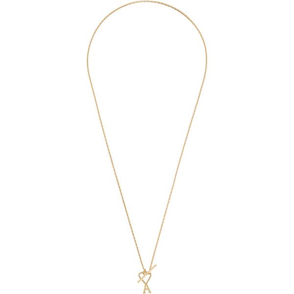  Ami Paris Ami De Coeur Chain Necklace 