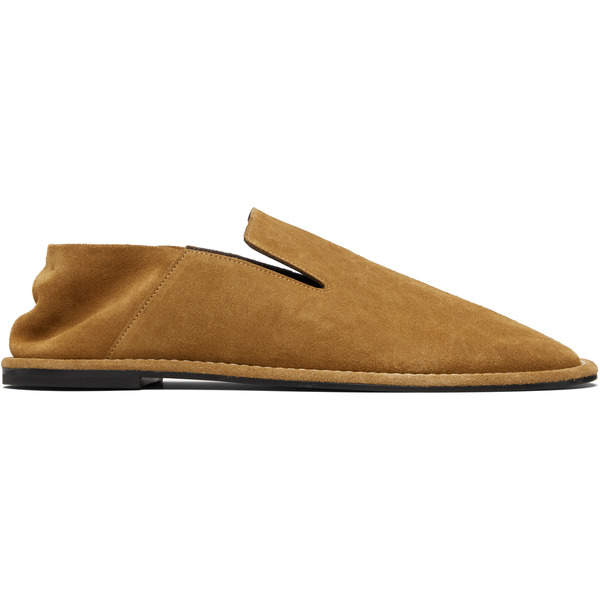  Ami Paris Tan Cow Leather Midi Loafers 