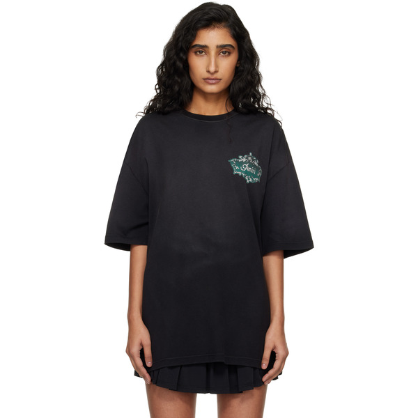  Amiri Black Chateau Crest T-shirt 