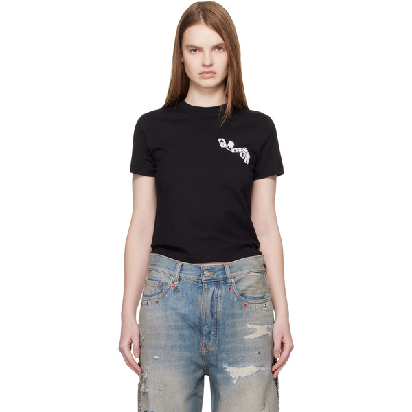  Amiri Black 'amiri' Domino T-shirt 