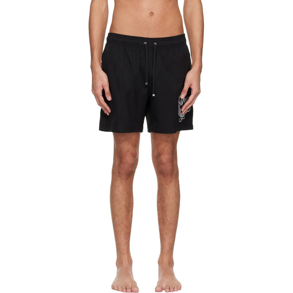  Amiri Black 'amiri Hollywood' Swim Shorts 