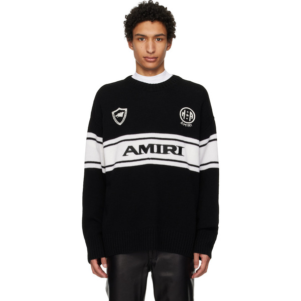  Amiri Black 'amiri' Sport Sweater 