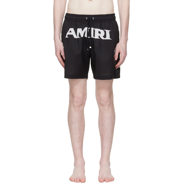  Amiri Black 'amiri Sport' Swim Shorts 