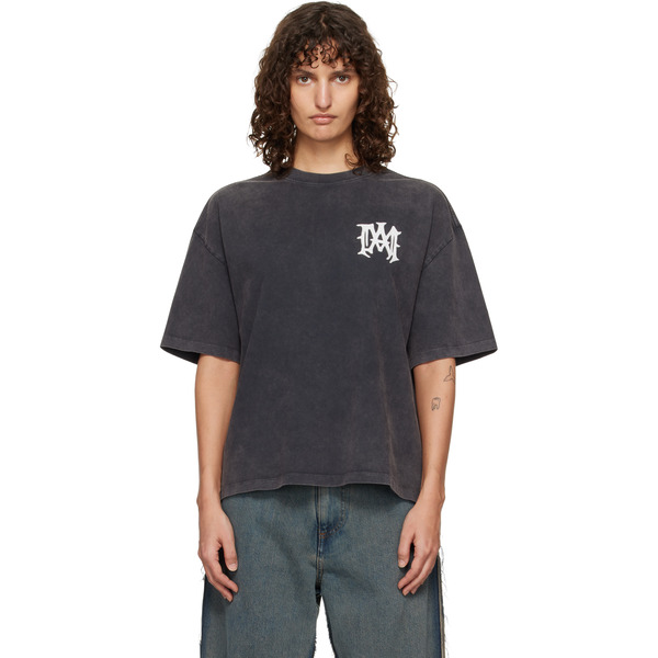  Amiri Gray 'amiri Hollywood' Oversized T-shirt 