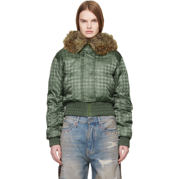  Amiri Green Ma Quad Hooded Jacket 