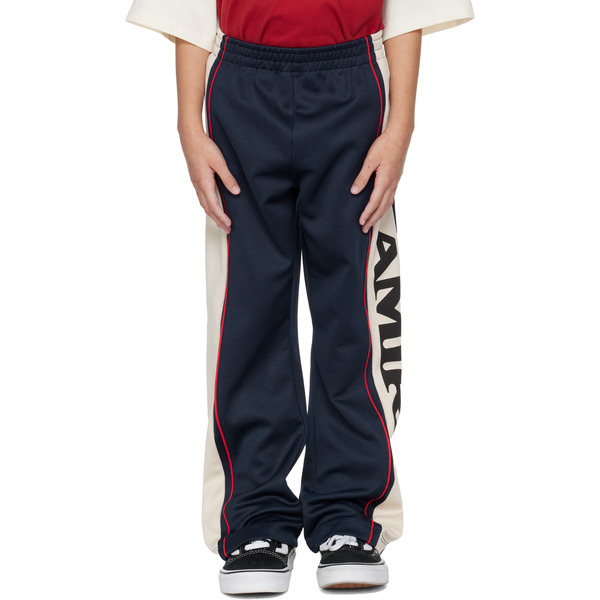  Amiri Kids Navy 'amiri' Sport Track Pants 