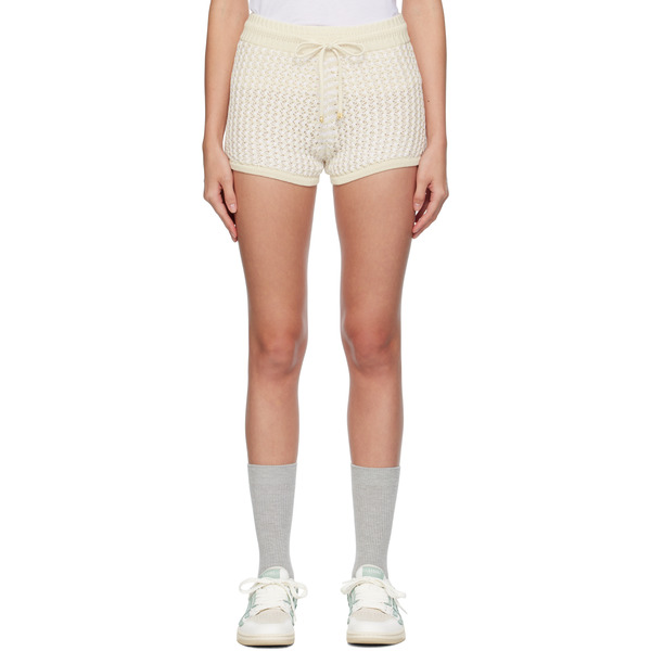  Amiri Off-white Crochet Shorts 