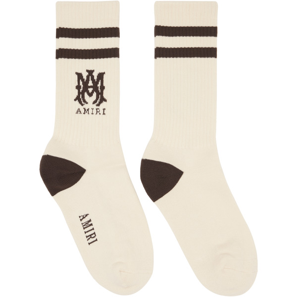  Amiri Off-white Ma Stripe Socks 