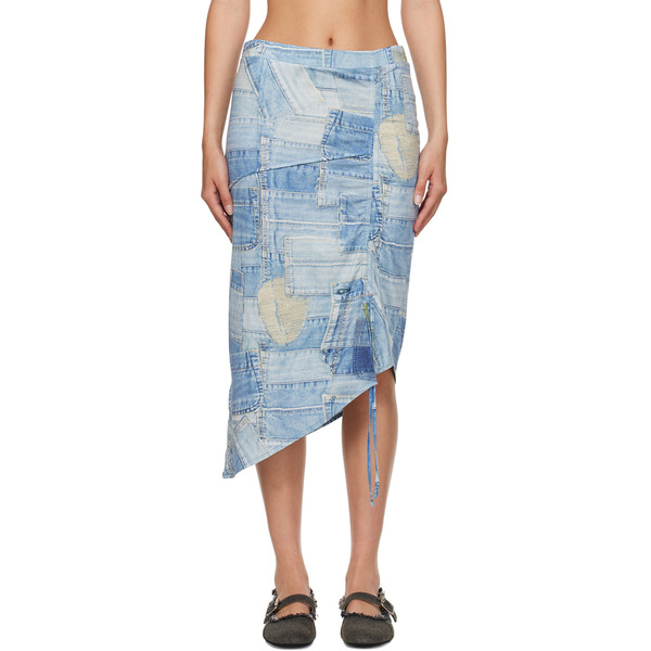  Andersson Bell Blue Anja Midi Skirt 