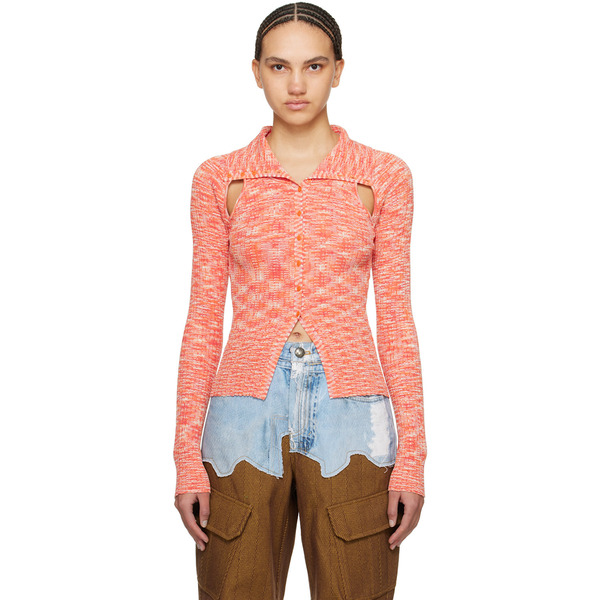  Andersson Bell Orange Rozy Cardigan 
