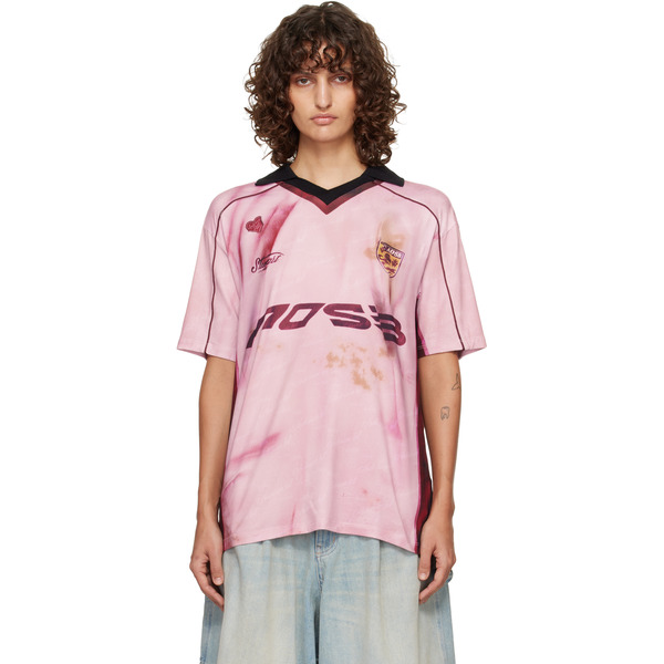  Andersson Bell Pink Printed Football Jersey T-shirt 