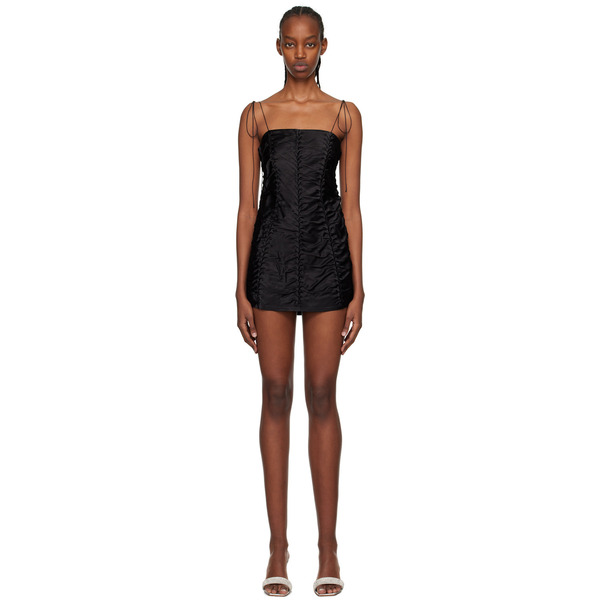  Anna October Black Angie Minidress 