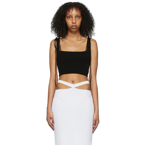  Anna October Black Arta Tank Top 