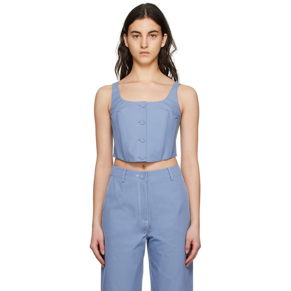  Anna Quan Blue Mae Tank Top 