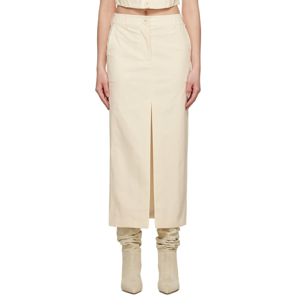  Anna Quan Off-white Maevis Maxi Skirt 