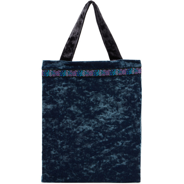  Anna Sui Mini Ssense Exclusive Kids Blue Halloween Tote 
