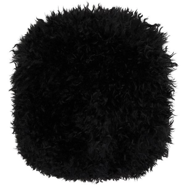  Anna Sui Ssense Exclusive Black Faux-fur Muff Hand Warmer 