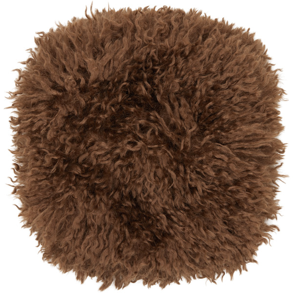  Anna Sui Ssense Exclusive Brown Faux-fur Muff Hand Warmer 