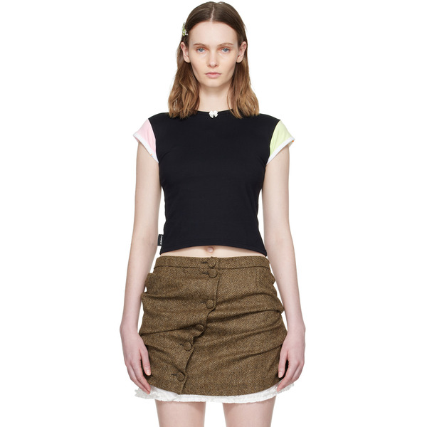  Ans Dotsloevner Black Tiny T-shirt 
