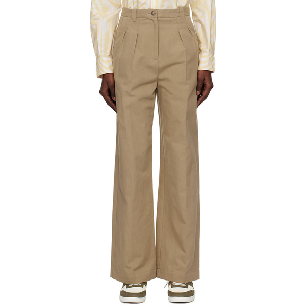  A.p.c. Beige Tressie Trousers 