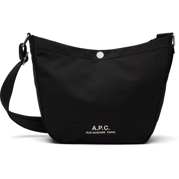  A.p.c. Black Journal Satchel Bag 