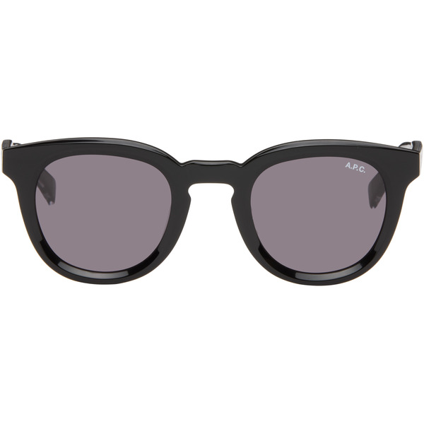 A.p.c. Black 'les Lou' Sunglasses 