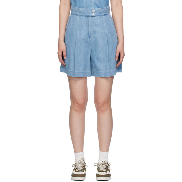  A.p.c. Blue Diane Shorts 