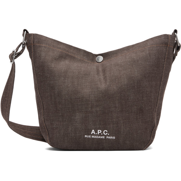  A.p.c. Brown Journal Small Satchel 