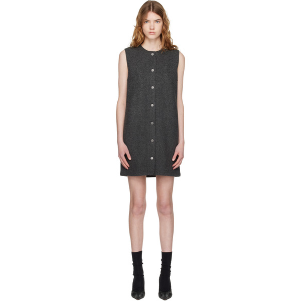  A.p.c. Gray Mini Dress 