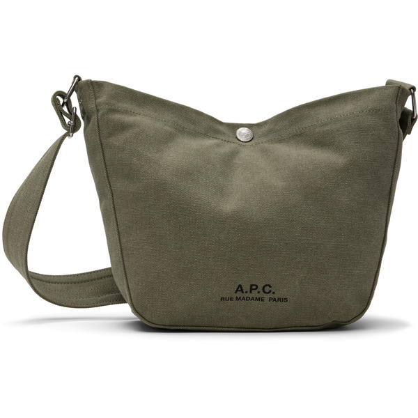  A.p.c. Khaki Journal Small Satchel 