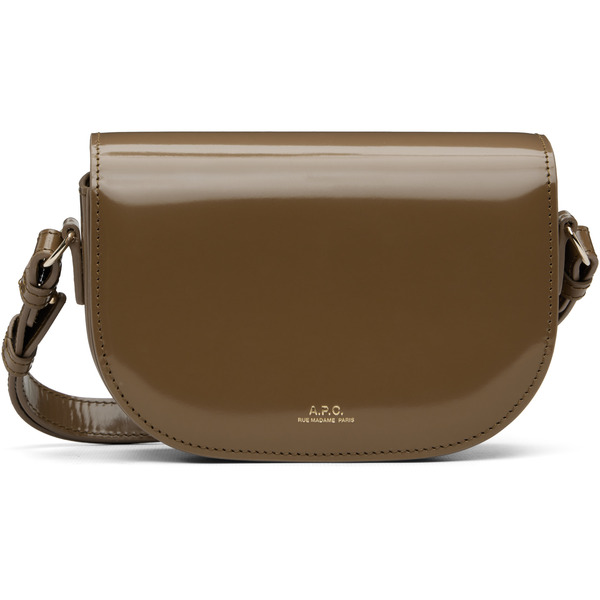  A.p.c. Khaki 'le B Side' Small Bag 