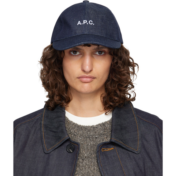  A.p.c. Navy Charlie Baseball Cap 