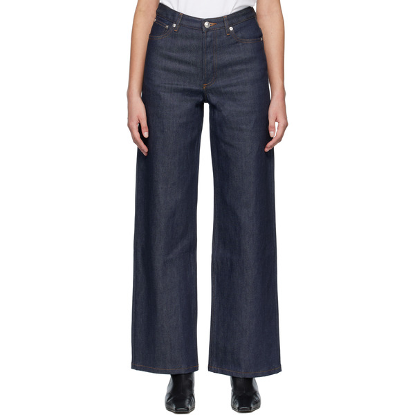  A.p.c. Navy Elisabeth Jeans 