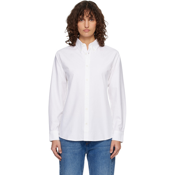  A.p.c. White Kayla Shirt 