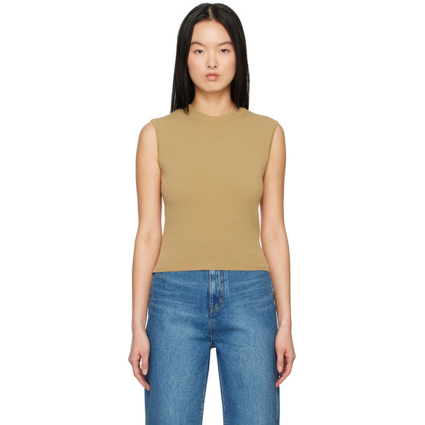  Arch The Khaki Crop Tank Top 