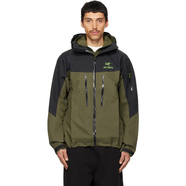  Arc'teryx Black & Green Alpha Sv Jacket 