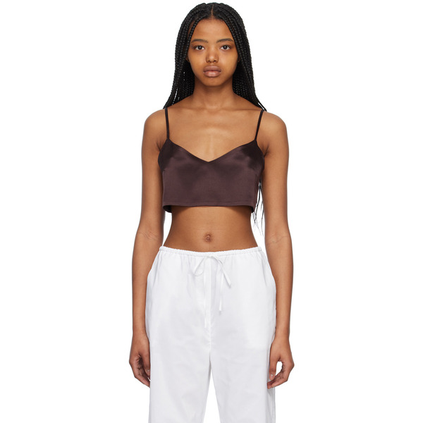  Asceno Brown Ezra Tank Top 