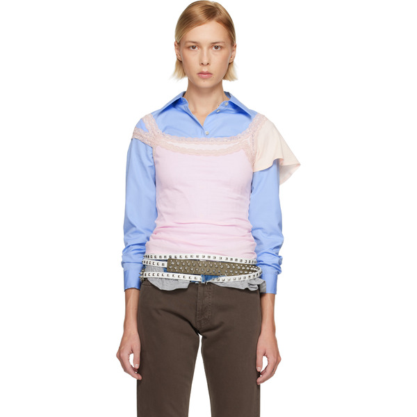  August Barron Pink Double Tank Top 