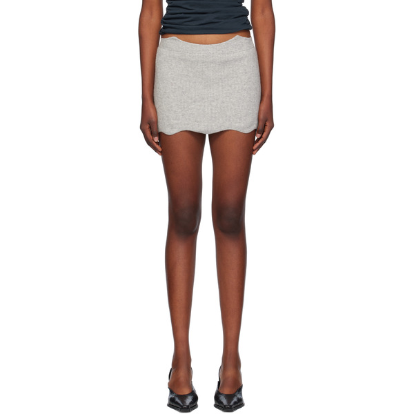  Aya Muse Gray Janus Miniskirt 