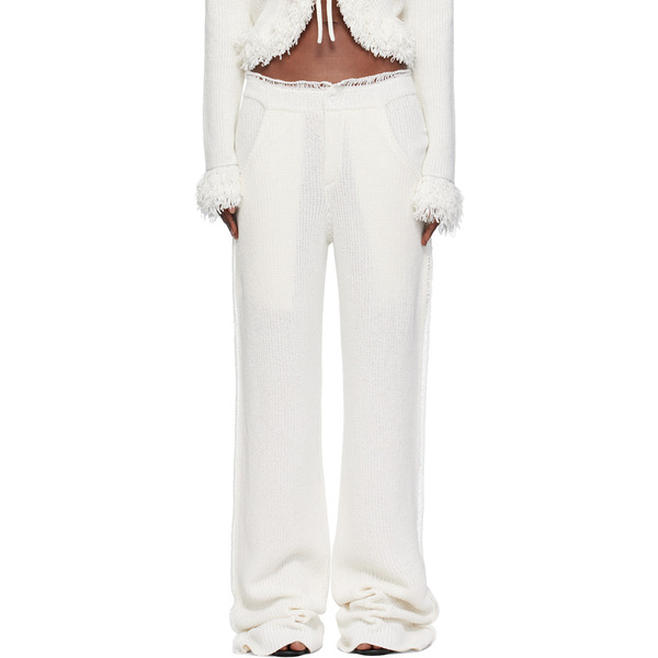  Aya Muse White Mello Trousers 