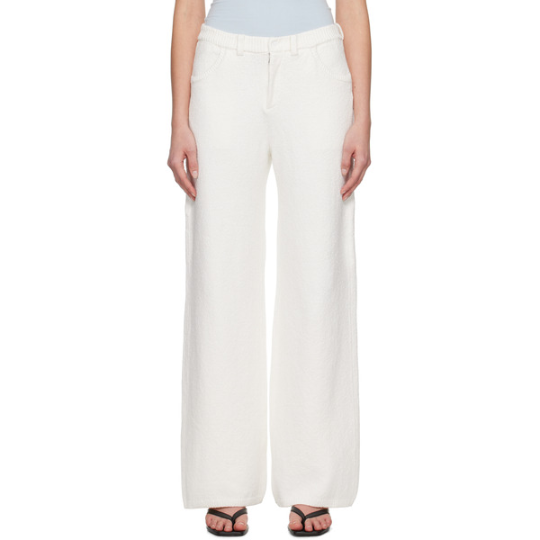  Aya Muse White Trix Trousers 