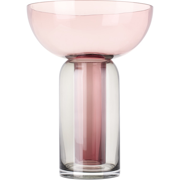  Aytm Pink & Black Torus Vase 