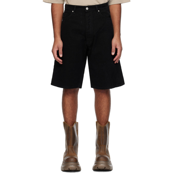  B1archive Black Skater Denim Shorts 