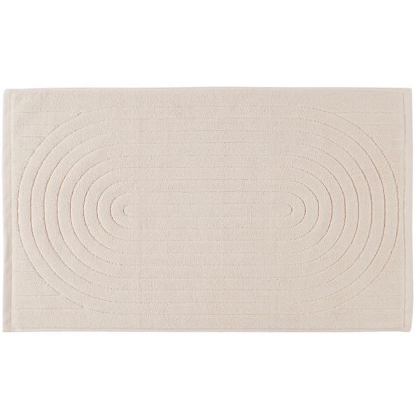  Baina Beige Martha Bath Mat 