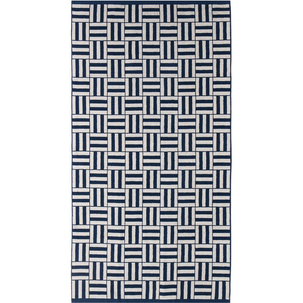 Baina Navy & Gray Willis Pool Towel 